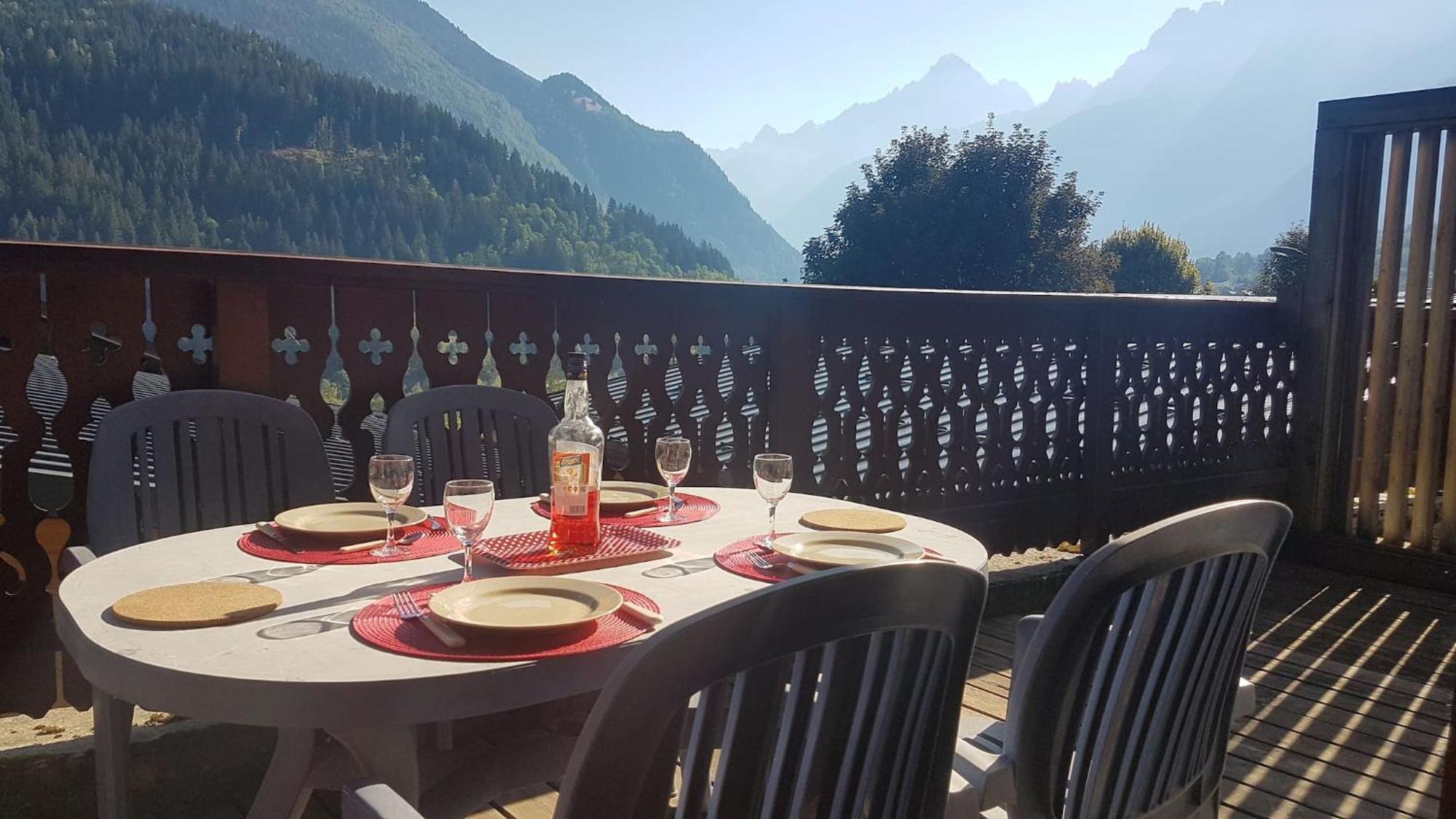 Appartement Bellevue Au Pied Des Pistes Les Houches Esterno foto